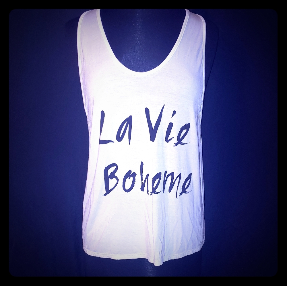 NWOT 4Sienna La Vie Boheme Lounge Tank Top